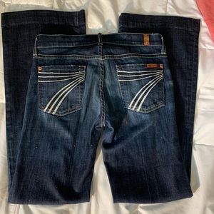 7 for all mankind jeans size 25
